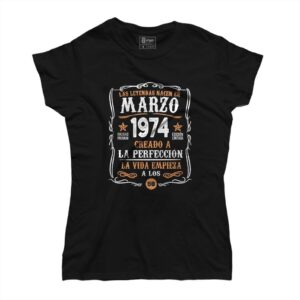 Camiseta Cumpleaños Las leyendas nacen en...