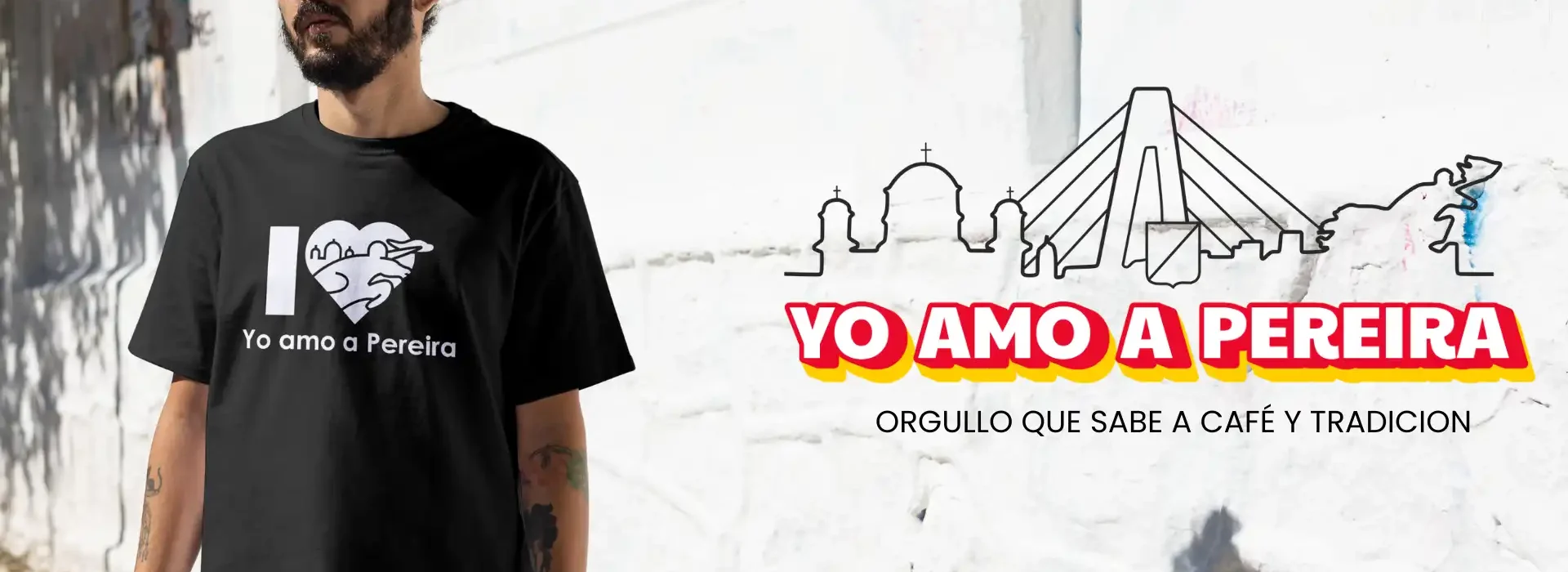 camiseta yo amo a pereira